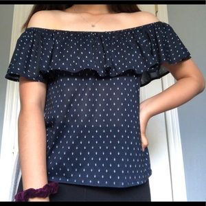 H&M Off the Shoulder Shirt